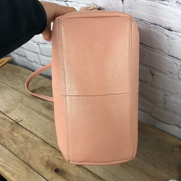 Onna Erlich convertible pink pebbled leather bag - Picture 12 of 16